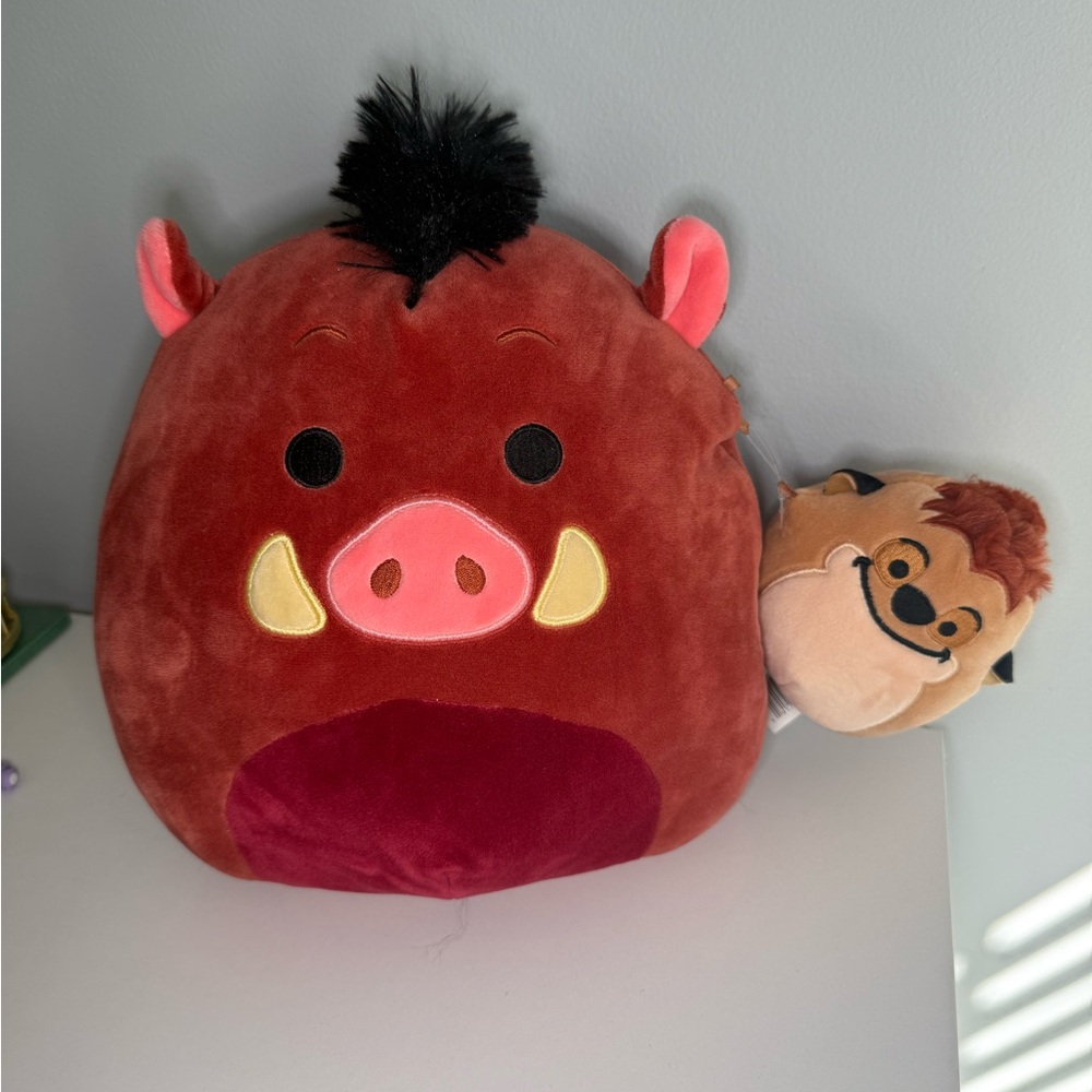 Squishmallows Original Disney Timon and Pumbaa 2-Pack - Offical Jazwares Plush